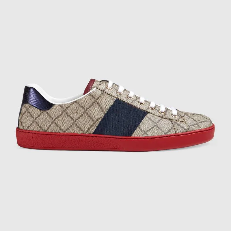 Red bottom gucci sneakers shop