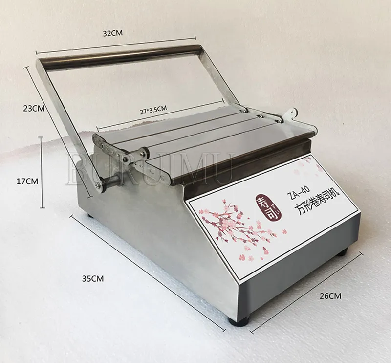 Commercial Sushi Roll Maker - Japanese Style Sushi Rolling Machine for ...