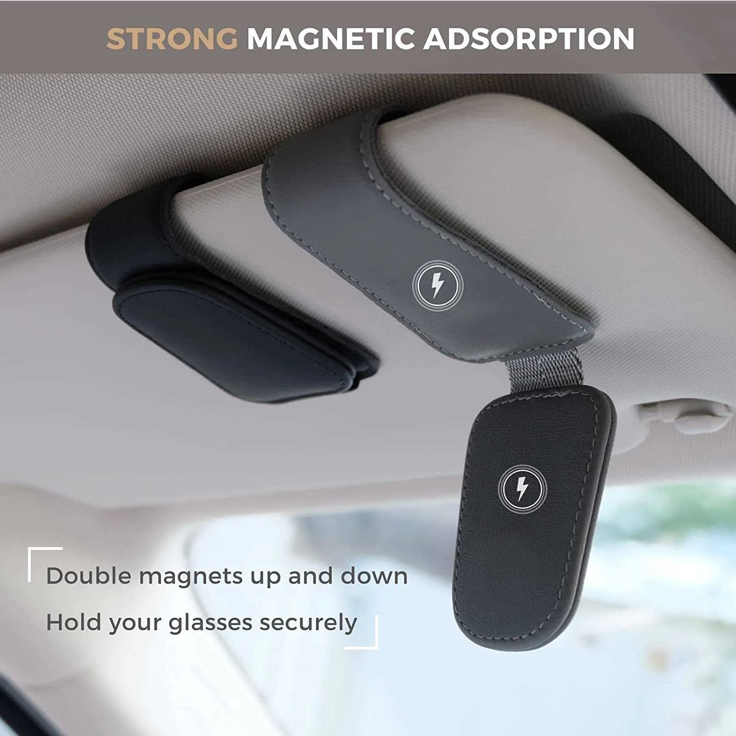 Amazon.com: Sunglasses Holder for Car Sun Visor, Magnetic