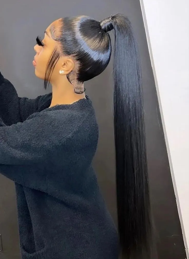 22 Human Hair Ponytail Extensions Straight Clip In... From  display picture 1