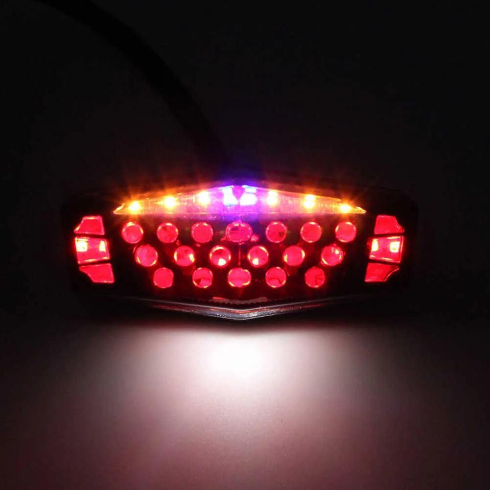 Motorcycle LED Tail Light: Cafe Racer Style Stop, Brake, Rear Lamp ...