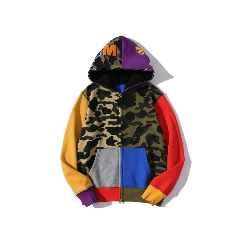 Shark face hoodie 2025