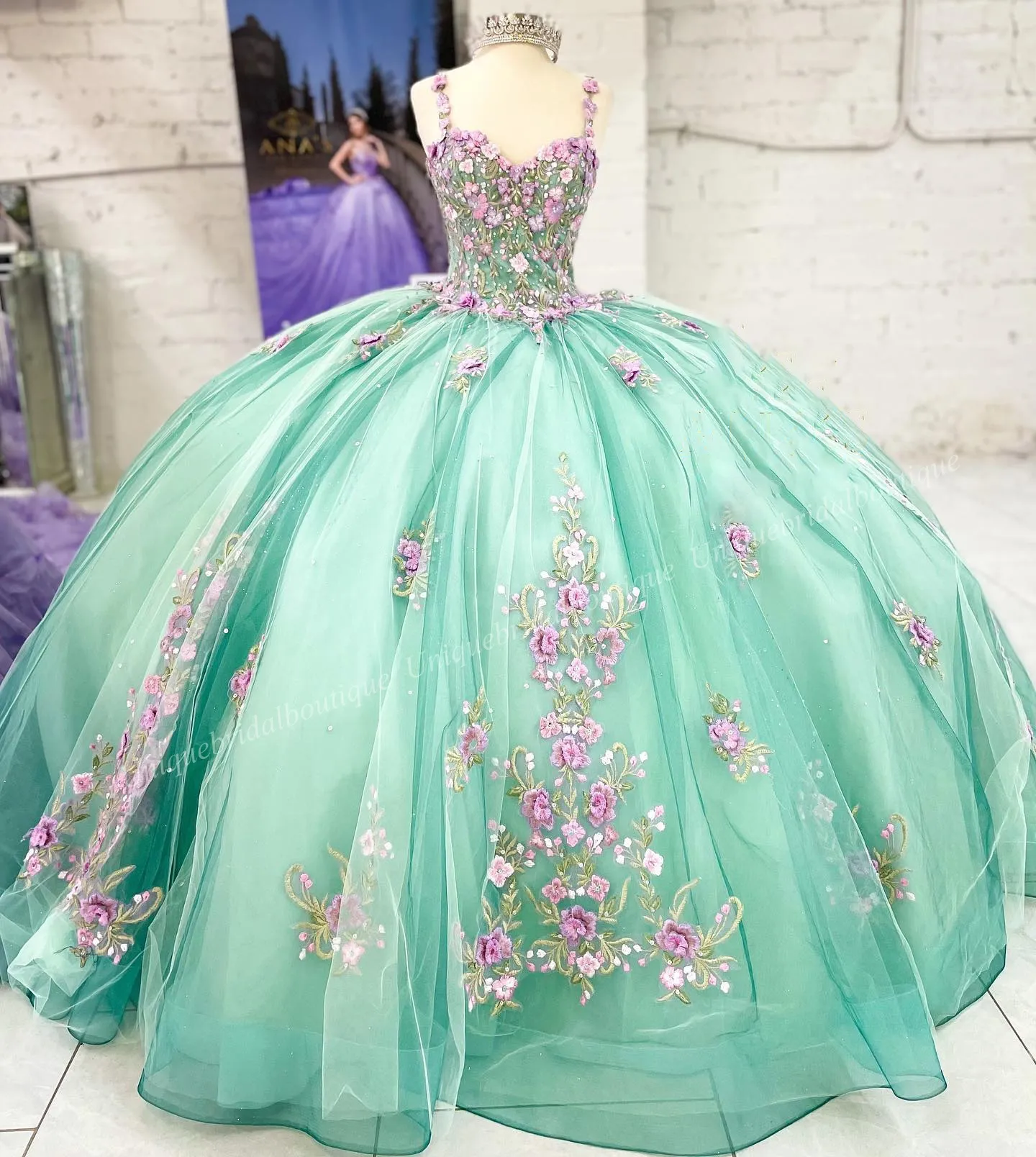 pink sparkly formal dress Portia And Scarlett 21208 Strapless Long Prom Dress
