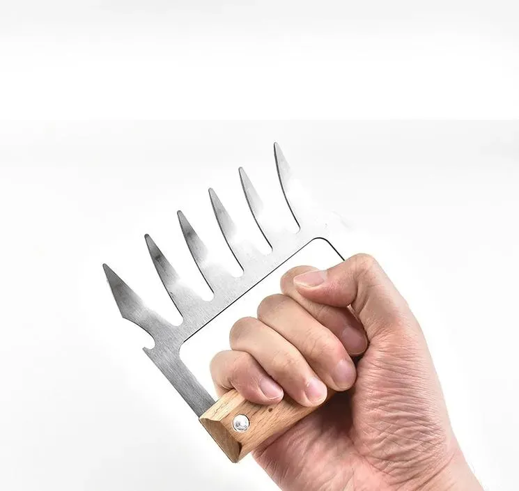 Stainless Steel Meat Claws, Soft Grip Handles — The Collective Outdoors