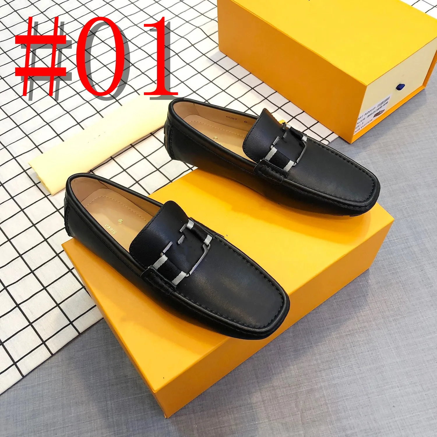 34MODEL Designer Men Loafers Shoes 2024 Spring Autumn Fashion Boat Shoes Men Soft Flats Comfy Slip-on Suede Leather Men Casual Shoes