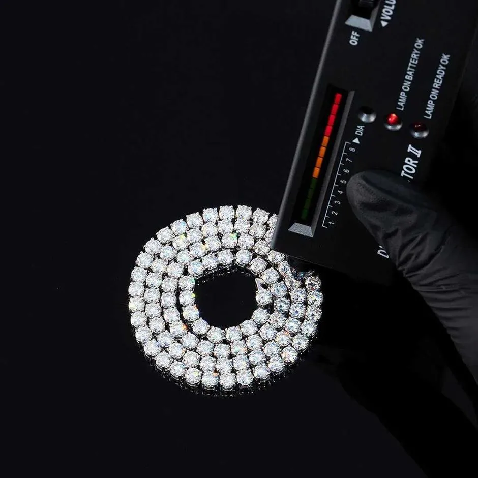 Vvs moissanite tennis chain online