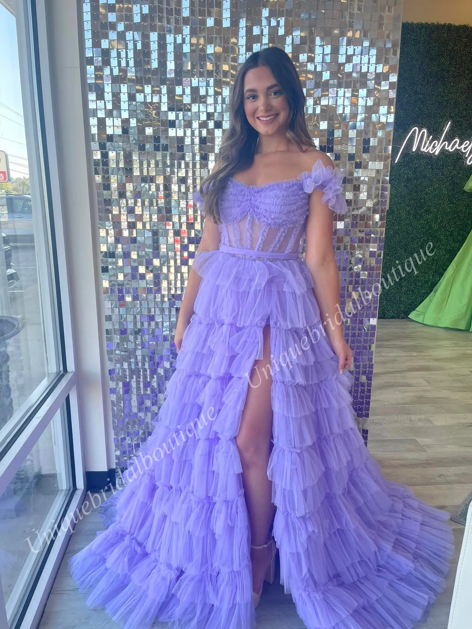 homecoming dresses under $70 Off-the-Shoulder Short Homecoming Romper with Pockets Magenta / 6 main image 0