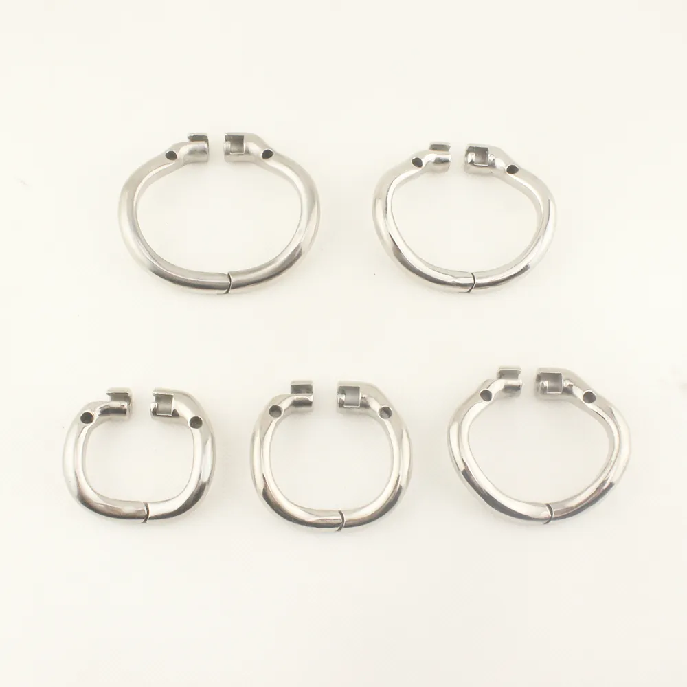 Nouveau Anneau De Base De Chastete Darc Supplementaire Ajustement Pour Les Nouveaux Hommes De Chastete Dans Notre Boutique Curbe 5 Taille Choisir La Bague De Serviette De Bite En Acier Inoxydable Du
