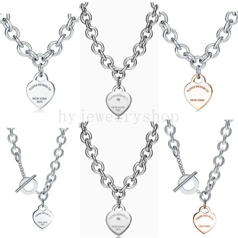 Chunky Sterling Silver Double Heart Tag Necklace - Silver from Avanti of  Ashbourne Ltd UK