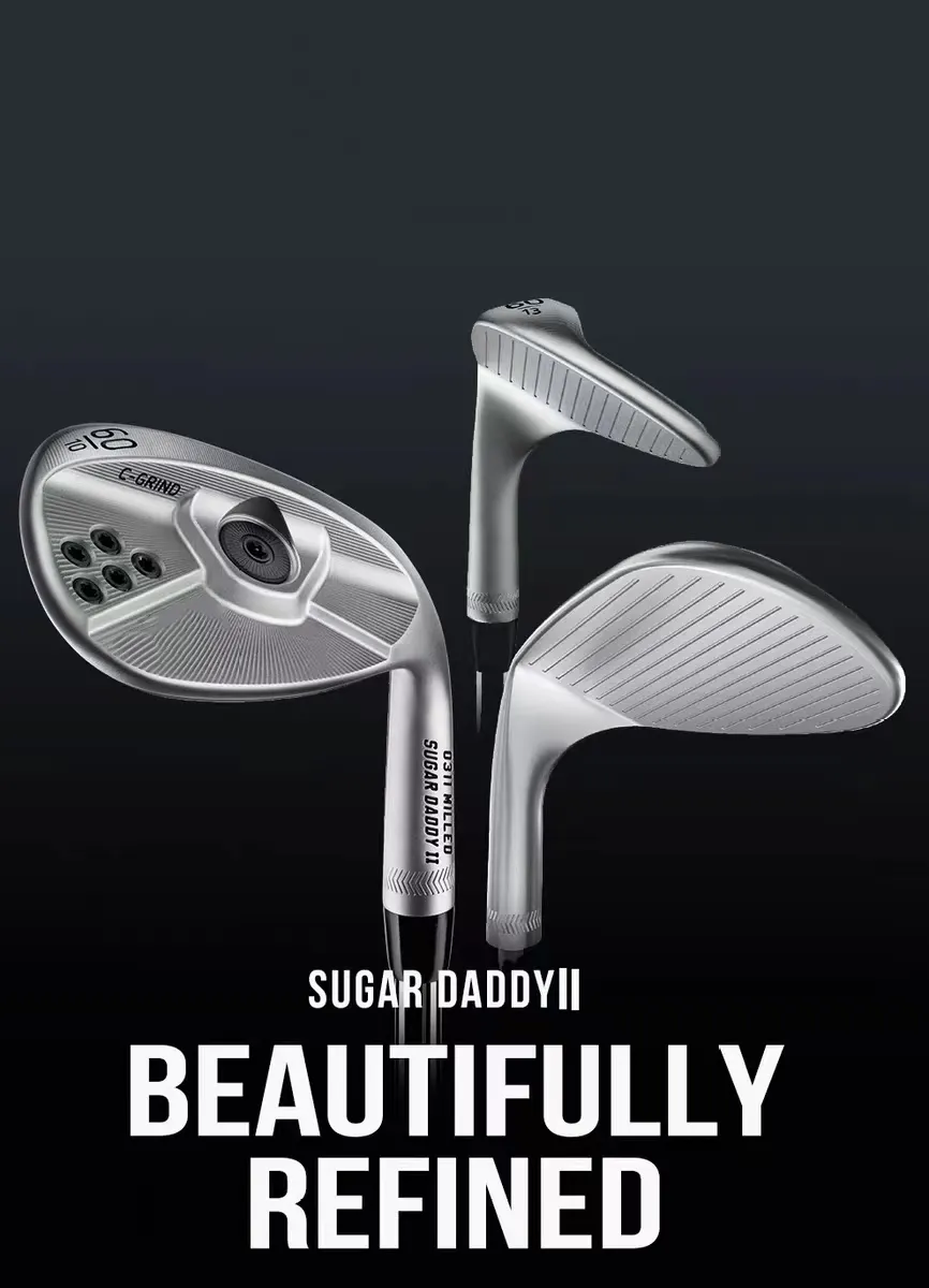 Sugar Daddie C Grind Wedges 52 60 Head Or Shaft, Sliver/Black, Loft 3.5