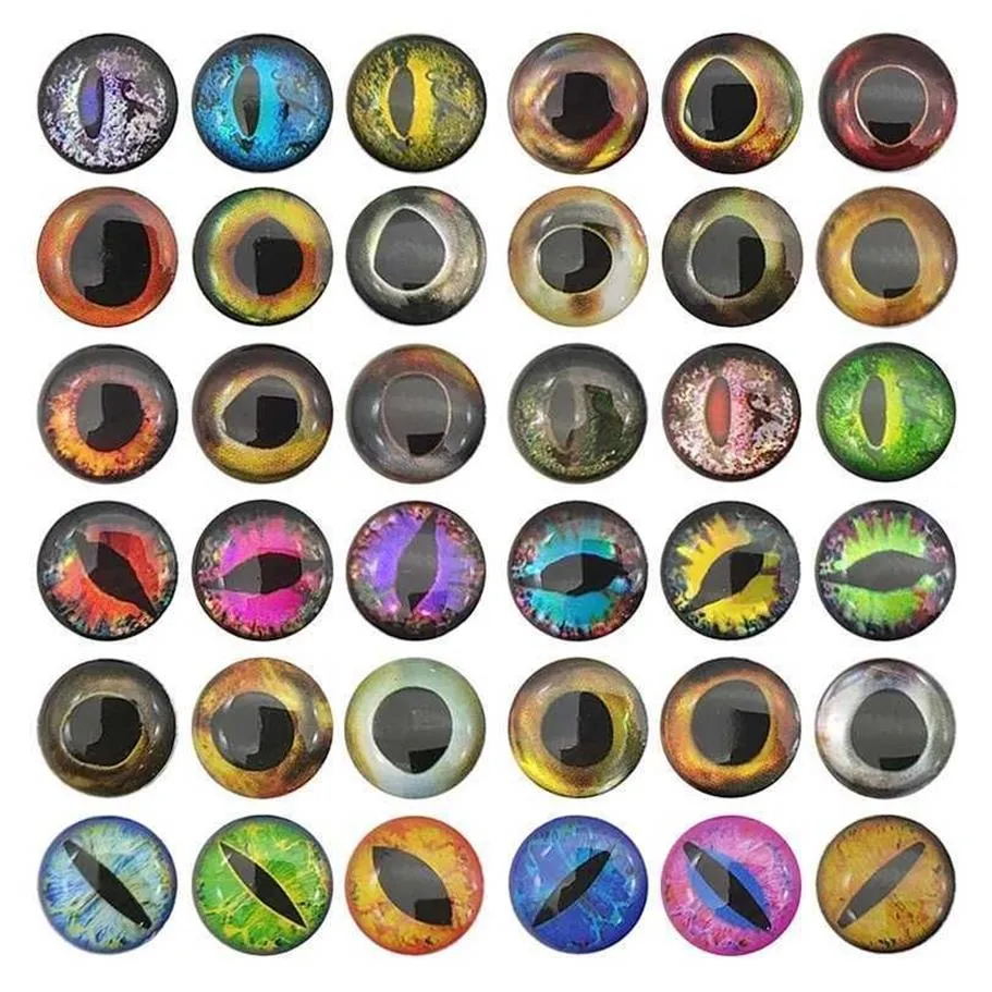 Fishing Lure Eyes 2196pcs Assorted Mixed Color Fly 3D Simulation Artificial  Laser Fish m 4mm 5mm 6mm 211224235T