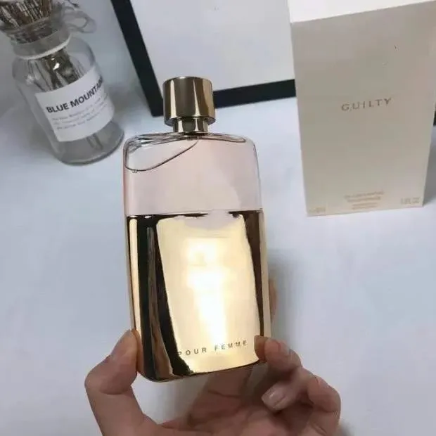 Brand Luxury Design Cologne women perfume men 100ml guilty gold black bottle highest version Fragrance spray classic style long lasting