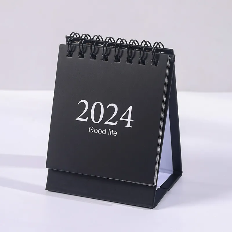Mini Calendrier Anglais Simplifié 2024, Décoration De Bureau
