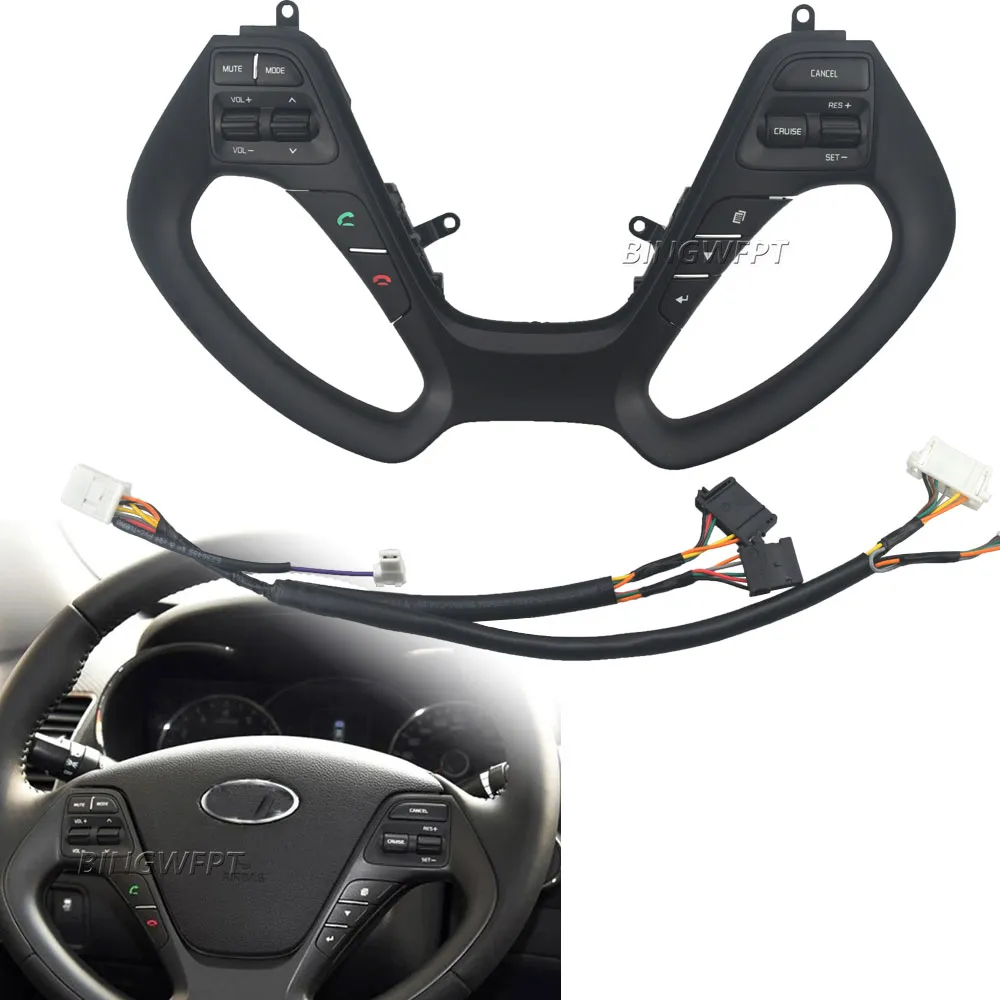 Новый Переключатель На Рулевом Колесе Для KIA CERATO K3 2016 2017 С  Громкостью Звука, Управлением Музыкой, Круизом, Bluetooth, Звуковой  Переключатель Для Телефона От 3 514 руб. | DHgate