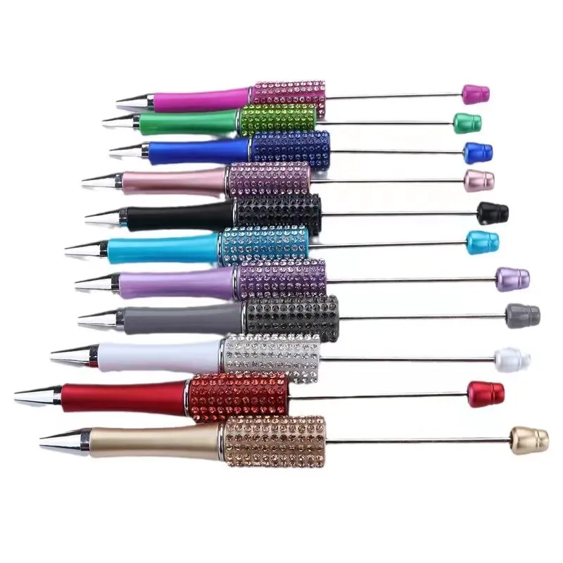 Wholesale Customizable Diamond Pen With Bead Lamp DIY Writing Tool For ...