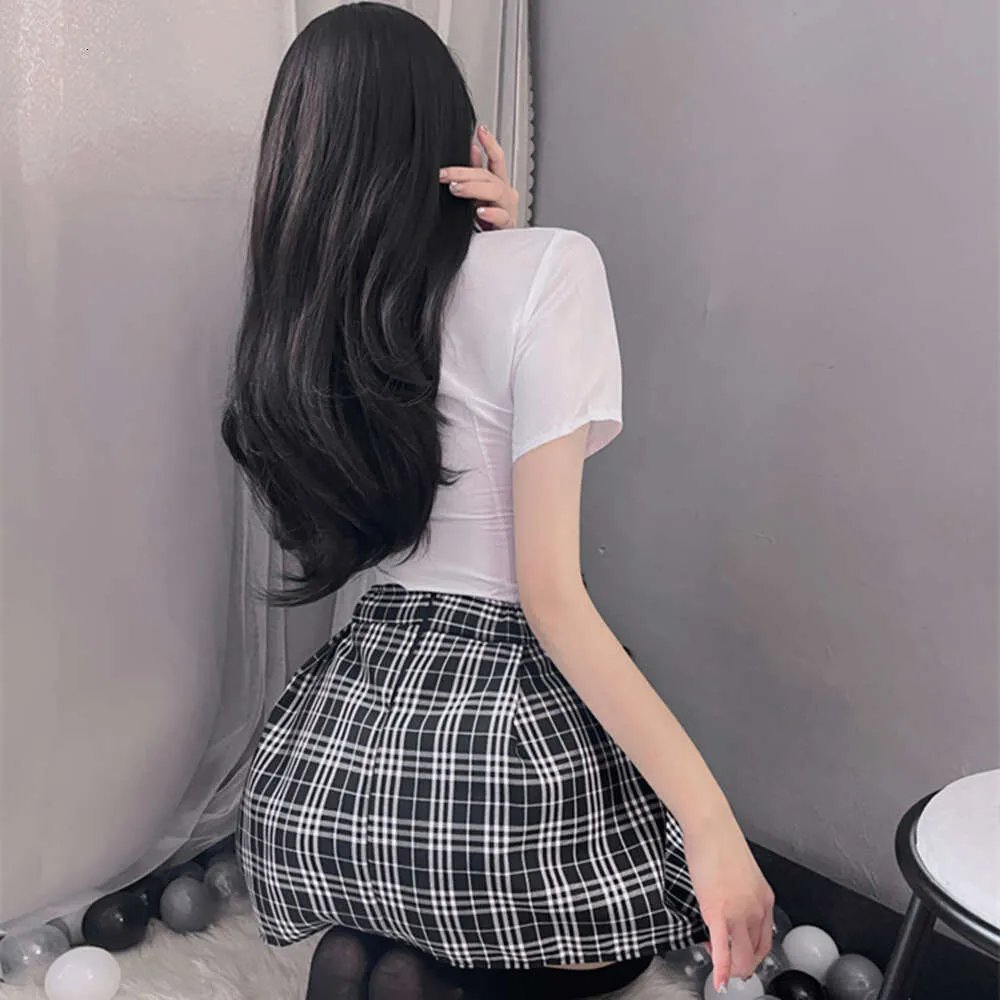 エロデブスカート エロティックプリーツスカートの女性セクシーなランジェリースクールガールスーツJKユニフォームアニメコスプレコスチュームロールプレイ学生服を￥8,975  | DHgate