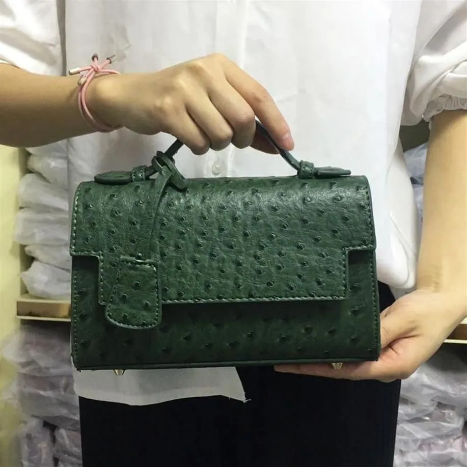 Vintage Ostrich Leather Handbag/purse Lucille De Paris - Etsy | Ostrich  leather, Leather handbag purse, Leather