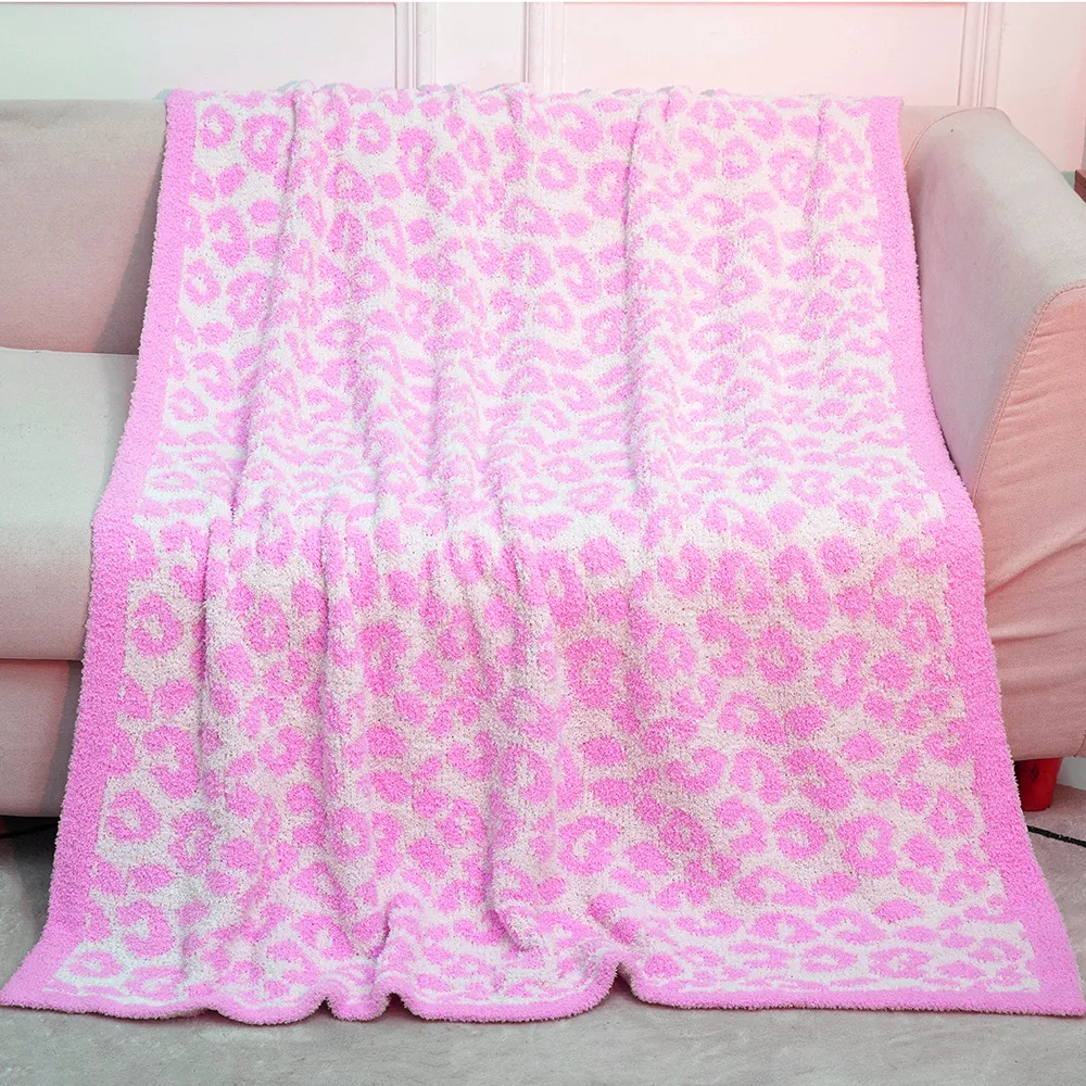 Designer children's Blanket Classic Leopard Pattern Zebra Wool Plush Blanket Warm Knee Sofa Baby Dream Blanket Bed Quilt Sheet Room Decoration Autumn and Winter Gift