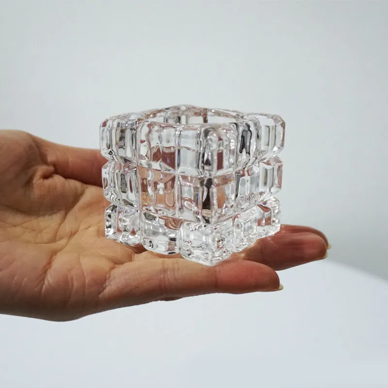 Bougeoirs En Verre Pour Bougies Cônes - Lot De 10, Petits (7x4.5cm), Pour Décoration De Table, Mariage, Noël