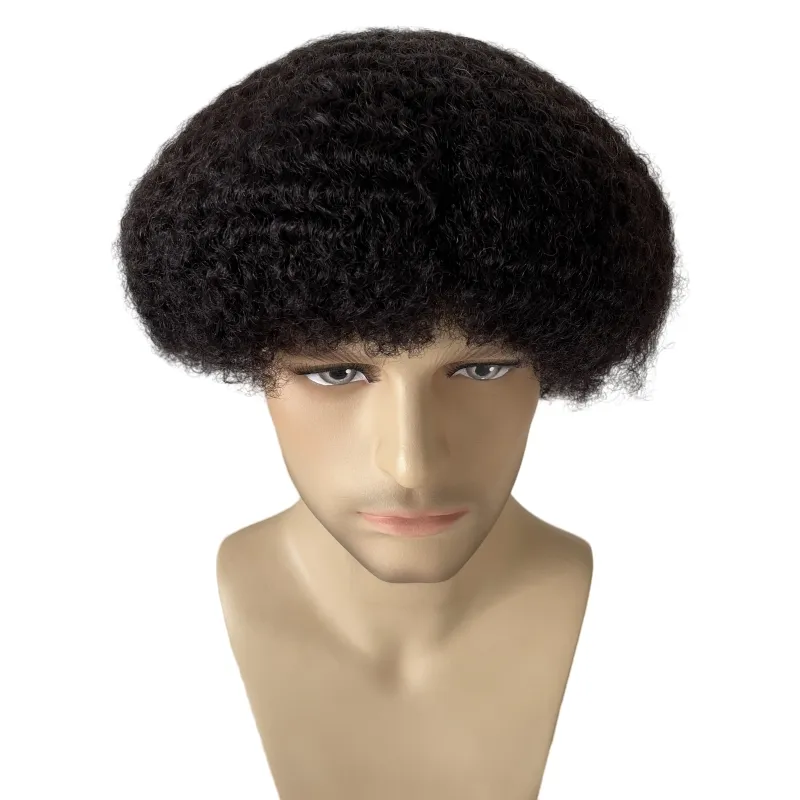 6 inches of hair black clearance male