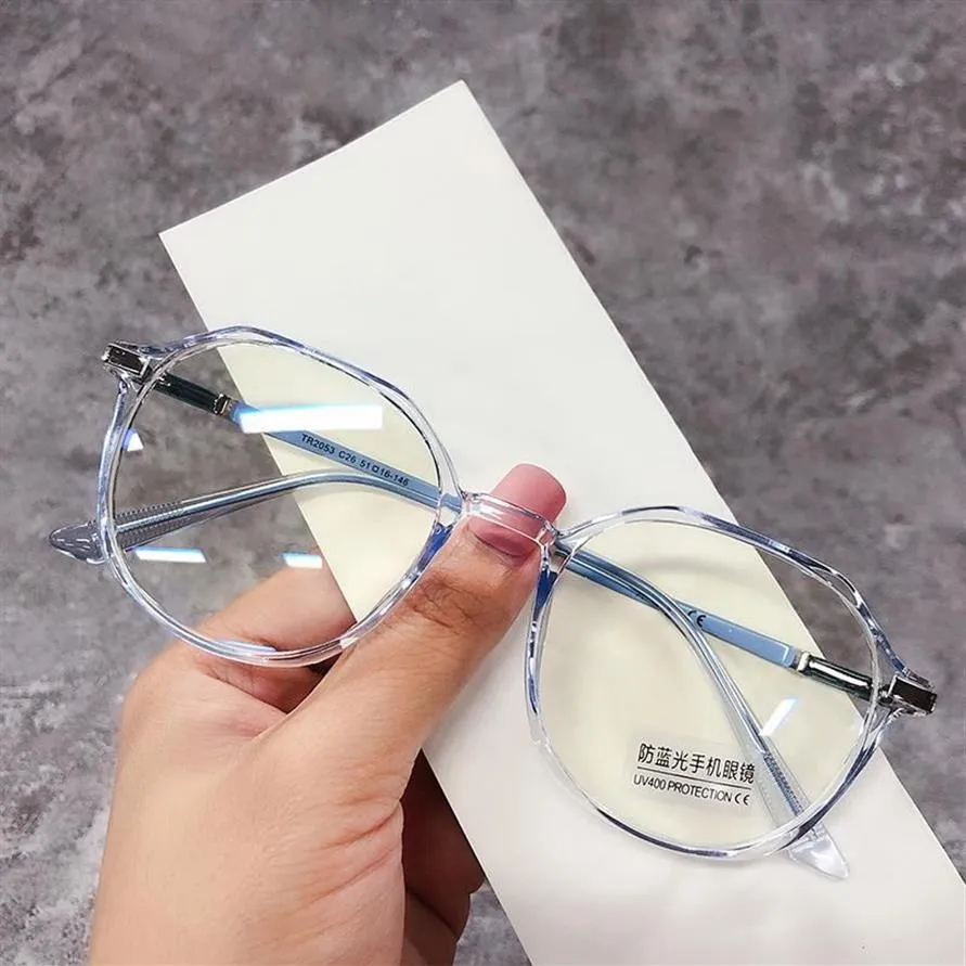 Trendy Lighted Glasses Frames Literary Blue Light Blocking Glasses