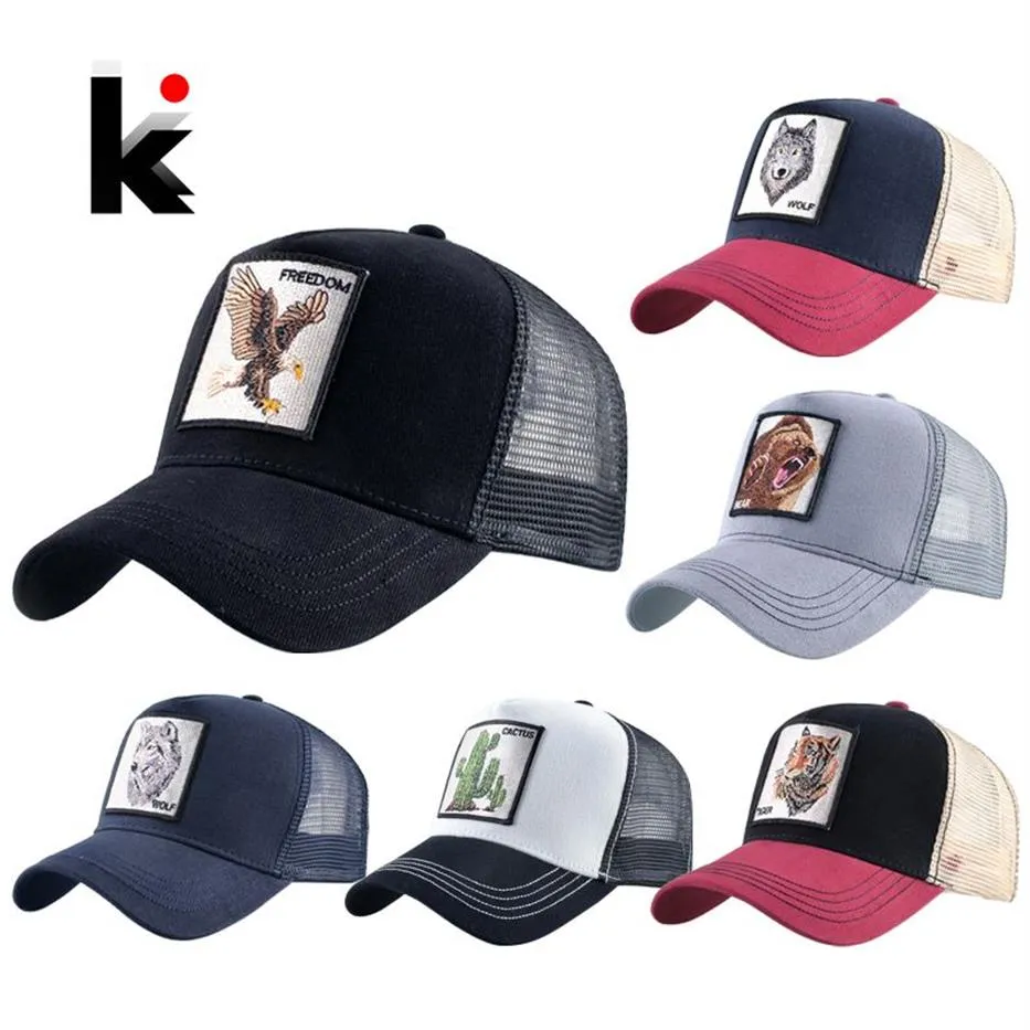 Baseball caps with hotsell animals on them