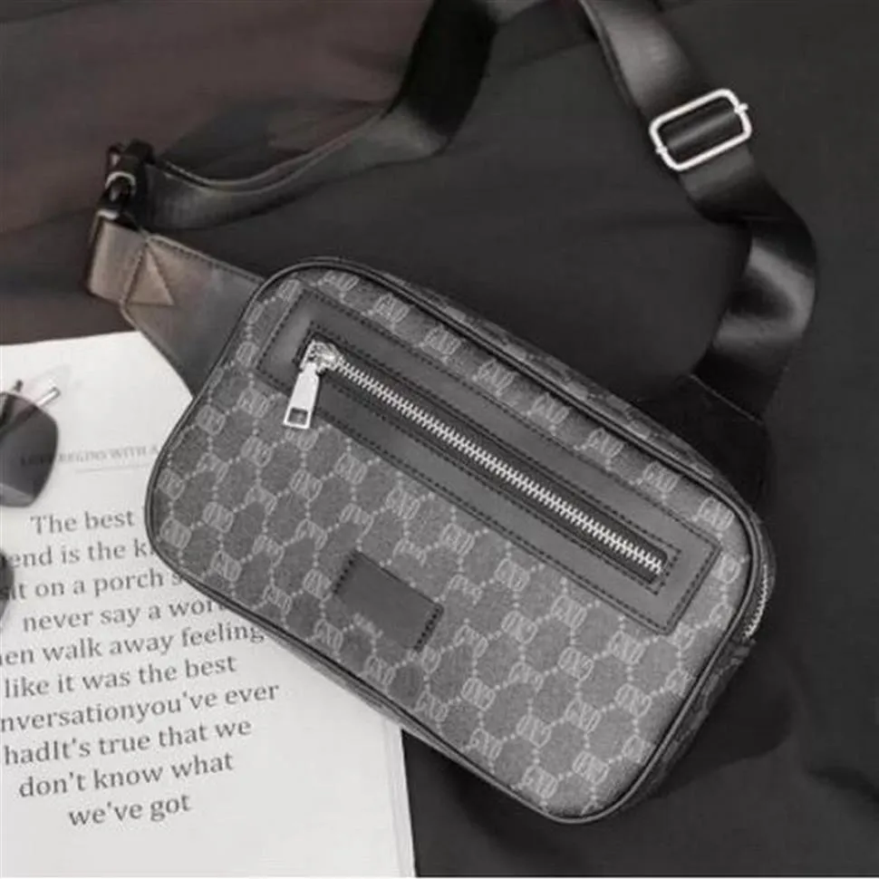 nieuwe Designer Heuptas Bumbag Riem Heren Rugzak Tote Crossbody Portemonnees Messenger Mannen Handtas Mode Portemonnee Fannypack zwart grijs221L