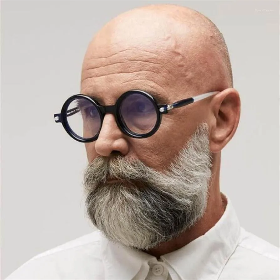 2024Thick Round Frame Clear Lens Fashion Glasses Vintage Circle Eyeglasses
