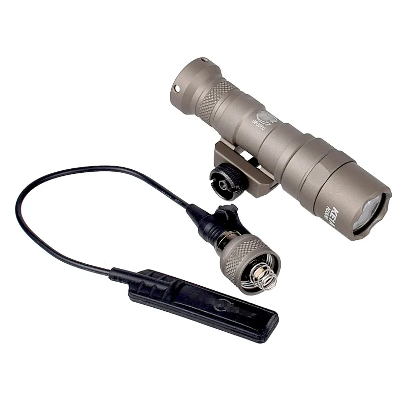 Lampe Torche Airsoft M300b Style Surefire - Noir - Montage Sur Rail 20mm - Neuf