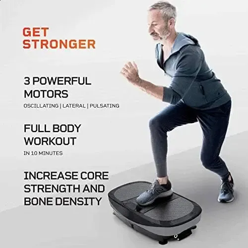 Steppers Max 4D Vibration Plate Exercise Machine With Loop Resistance Bands Full Body Workout Equipment For Home Fitness Shaping Trai 231214 From 211 96 DHgate