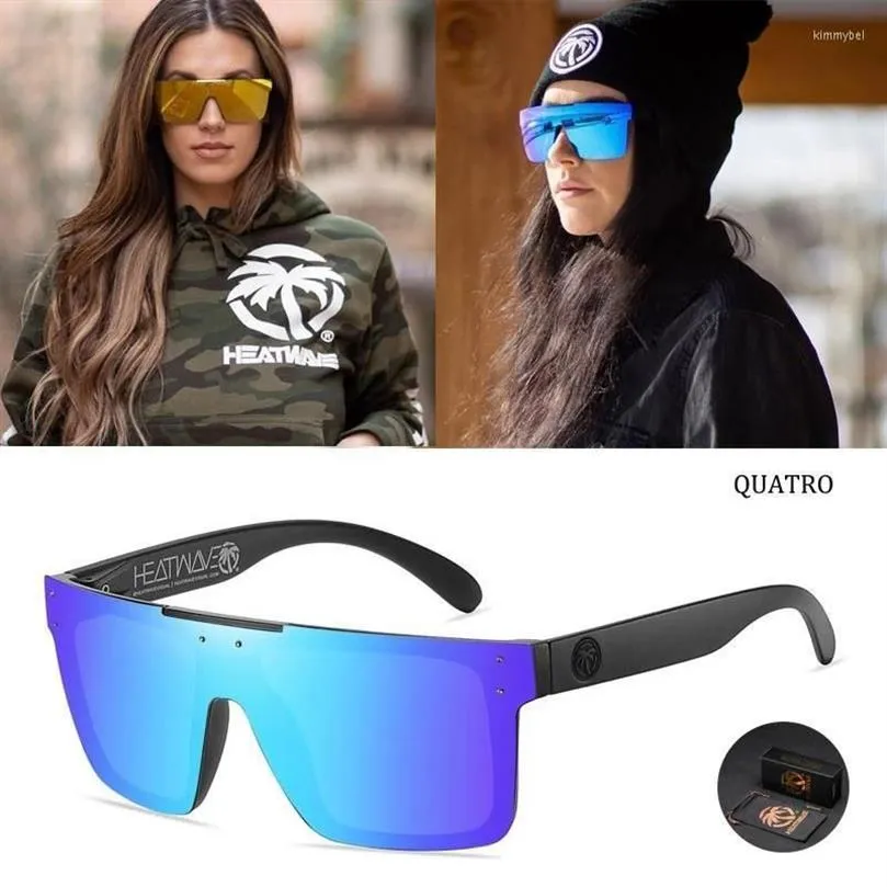 Sunglasses Heat Wave QUATRO Brand Design Mens Fashion Polarized