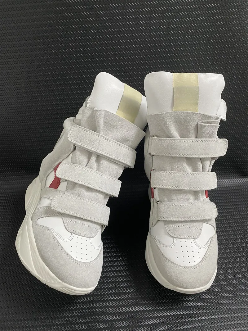 Height Boosting Shoes Bekett Leather Suede Sneakers
