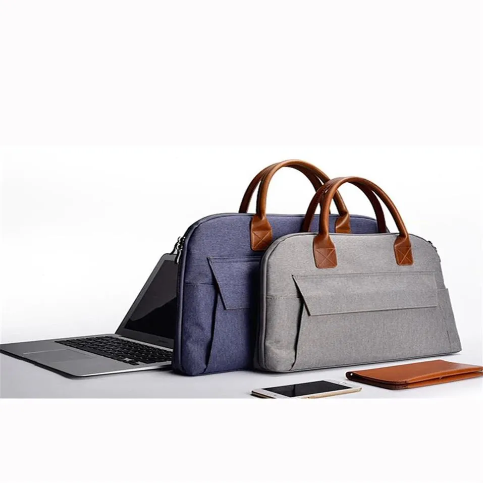 Stylish Laptop Bag inch Womens Mens Notebook Handbag - Main Image