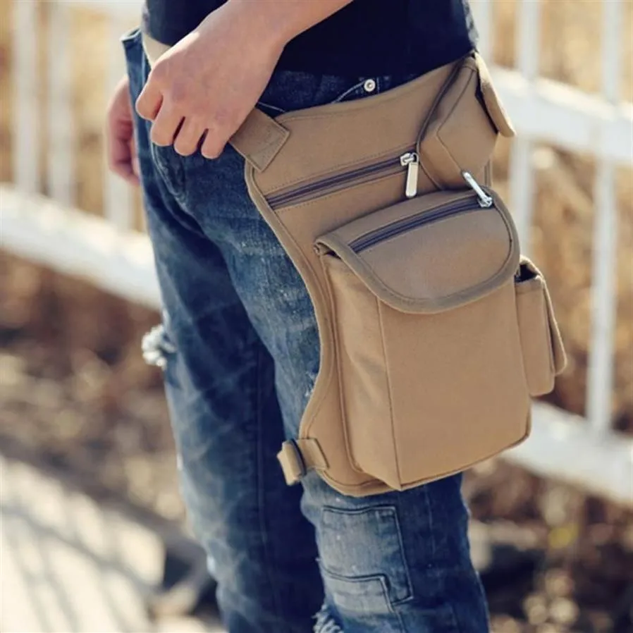 DHgate.com:Mens Canvas Drop Leg Bag, Waist Fanny Pack Belt