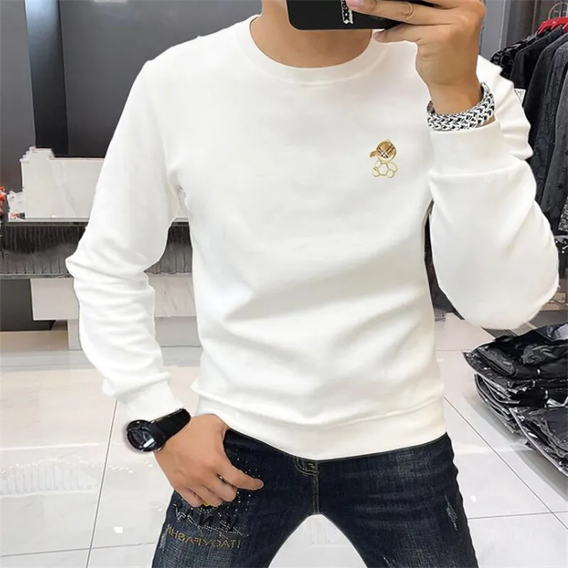 Mens white deals designer sweatshirt