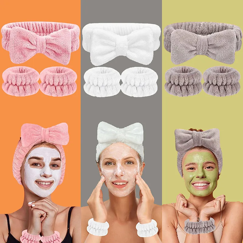 Bandeau Noir à Nœud Papillon Pour Femmes Et Filles – Accessoire Cheveux Pour Spa, Maquillage, Fêtes - 14