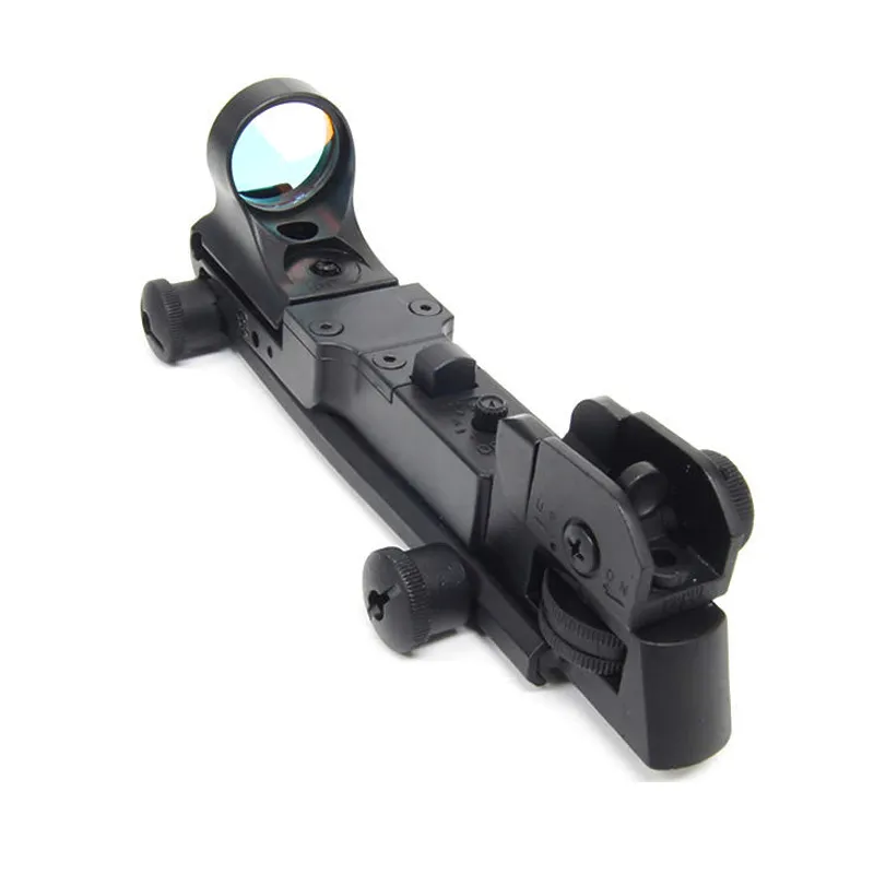 C MORE Systems Railway Red Dot Sight With Click Switch 2 MOA Dot