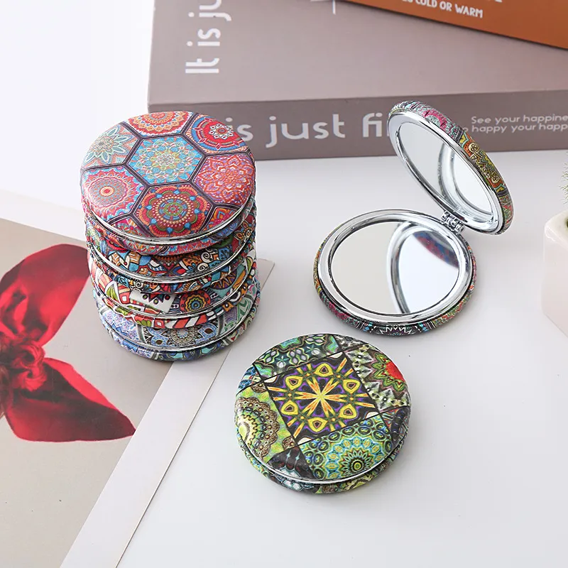 DHgate.com:Bohemia Mini Compact Mirror, Foldable Double-Sided Pocket ...