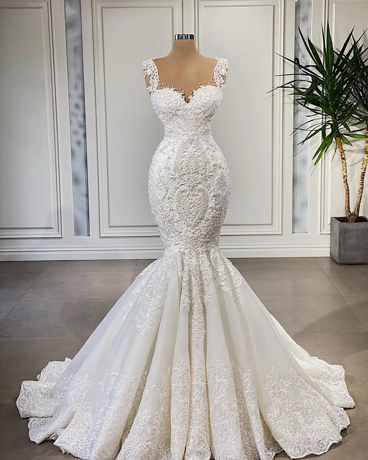all in favor lace detail midi dress Lace Midi Dress with Ruffled Shoulders and Floral Detailing main image 0