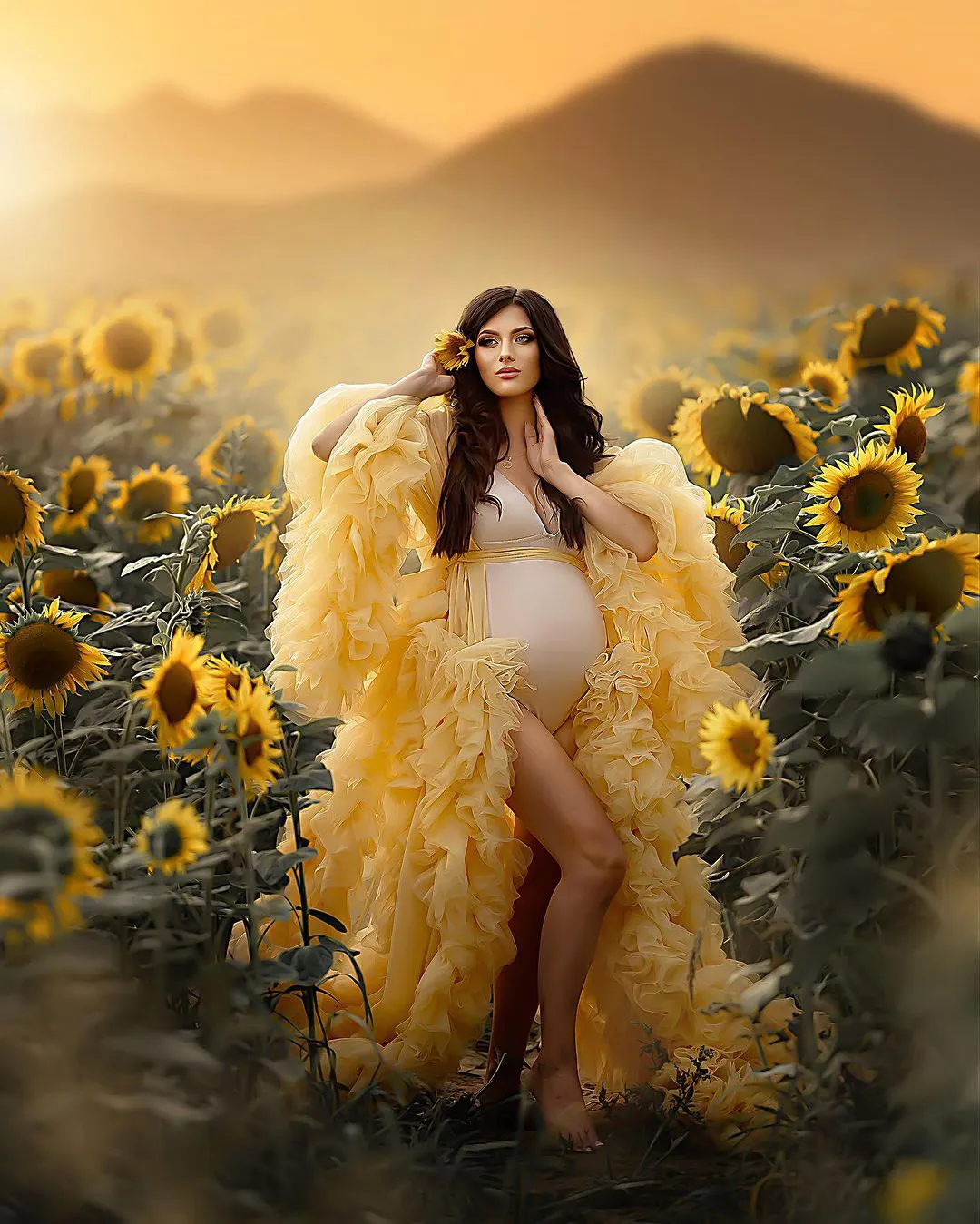 slim fit dress slacks Golden Hour Gown
