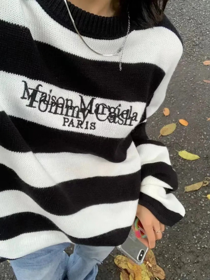 Tommy Cash's American fashion brand margiela sweater, black
