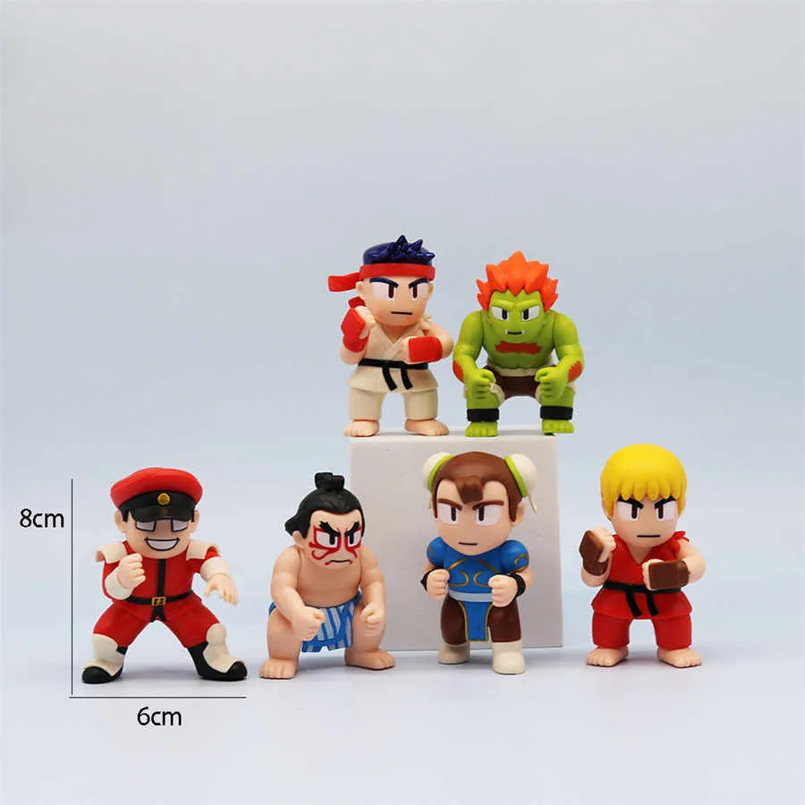 ストリートファイターアクションフィギュア Qバージョン漫画日本ゲーム