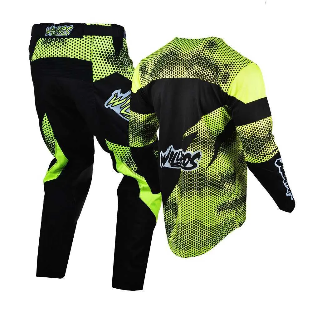 Motorbike jersey top and pants