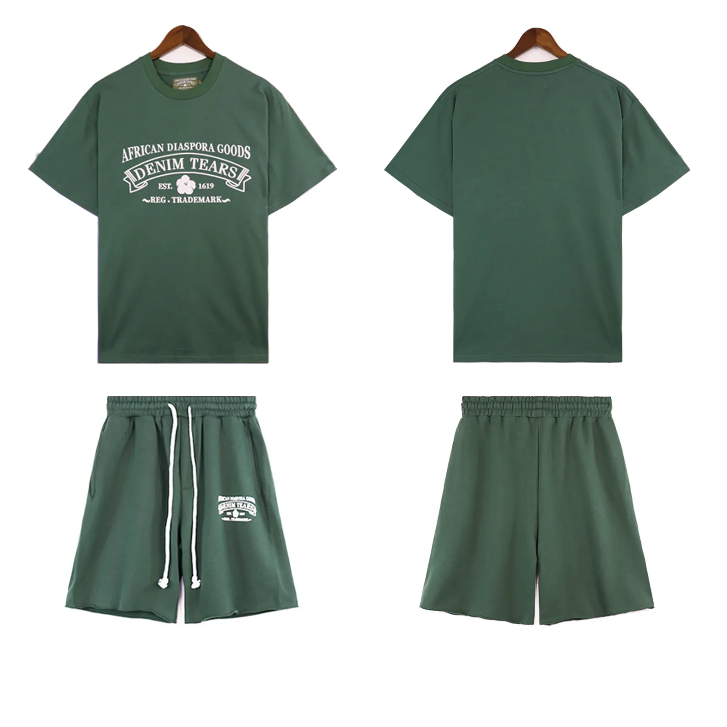Unisex Denim Teared Shorts And Lower Tshirt Set Men Unisex Denim Teared Shorts And Lower Tshirt Set Men