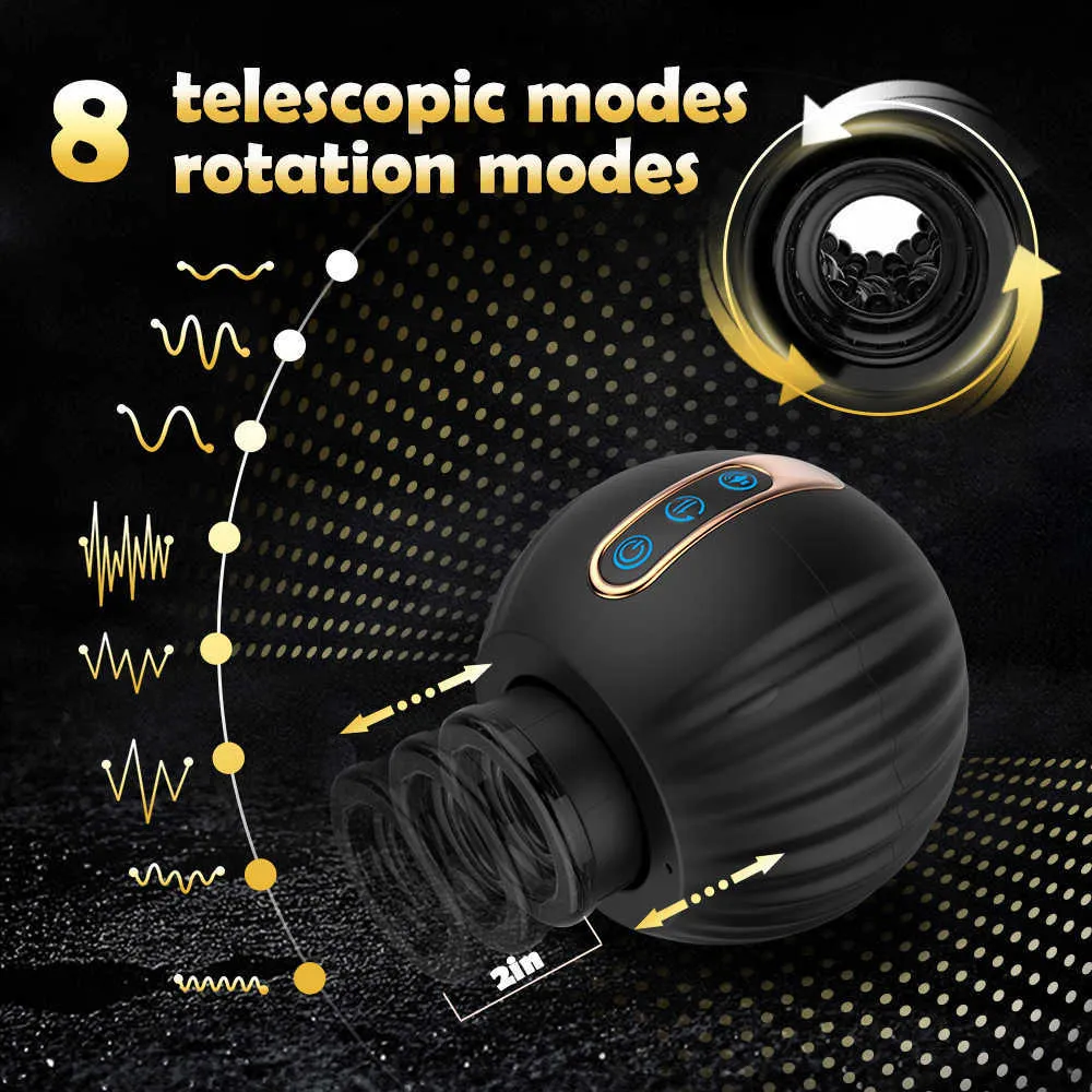 Masturbators Mini Pumpkin Fully Automatic Telescopic Rotating Silicone Masturbation  Cup for Adult Male from Dhgate Masturbators - price 92.36
