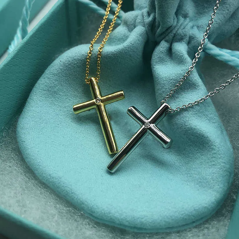 Designer cross necklace store