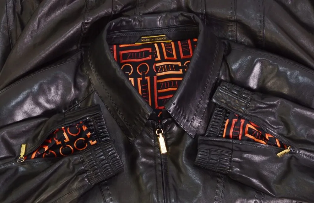 DHgate.com:Zilli Bomber Jacket: Genuine Leather, Silk-Lined DHgate.com:Zilli Bomber Jacket: Genuine Leather, Silk-Lined