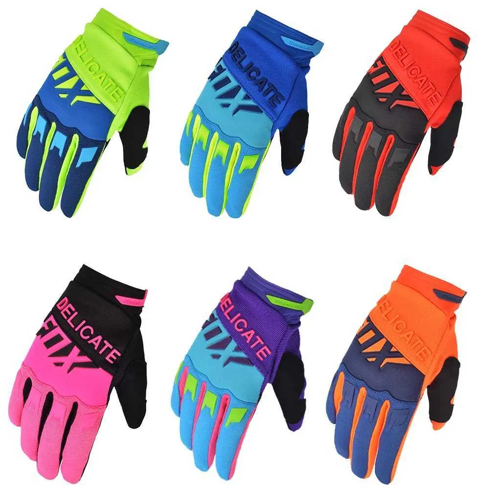 Delicate Fox Bomber Gloves Mountain Bicycle Off-road Guantes