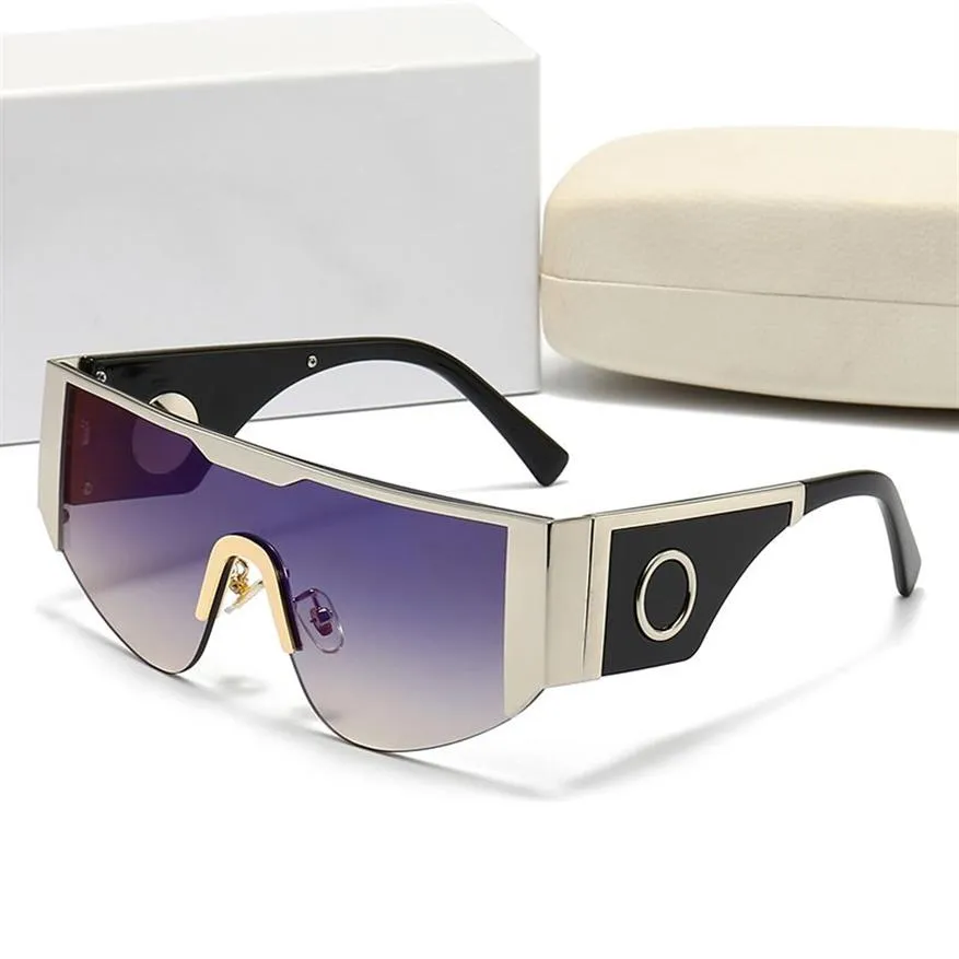2022 Luxury Oval Sunglasses For Men Designer Summer Shades