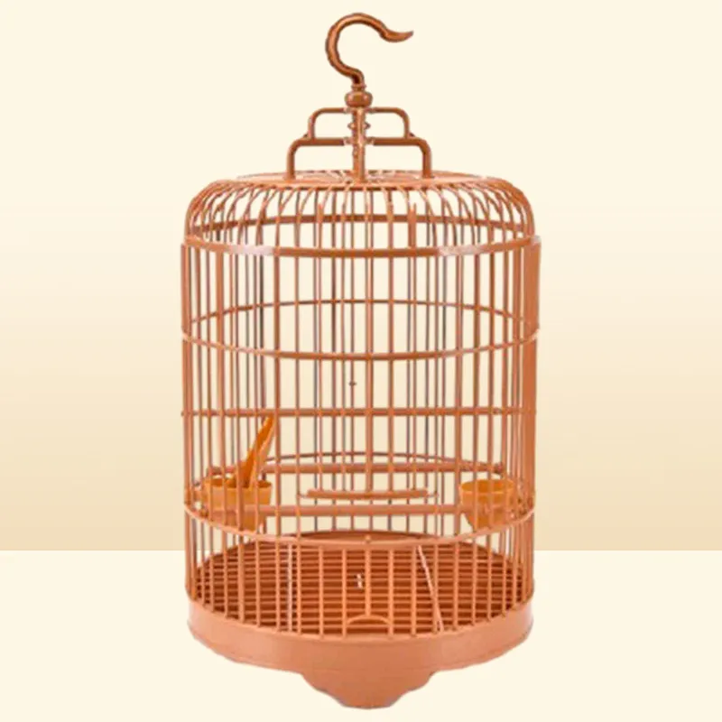 45cm Diameter Myna Carved Dragon And Thrush Bird Cage Daraz With Bamboo